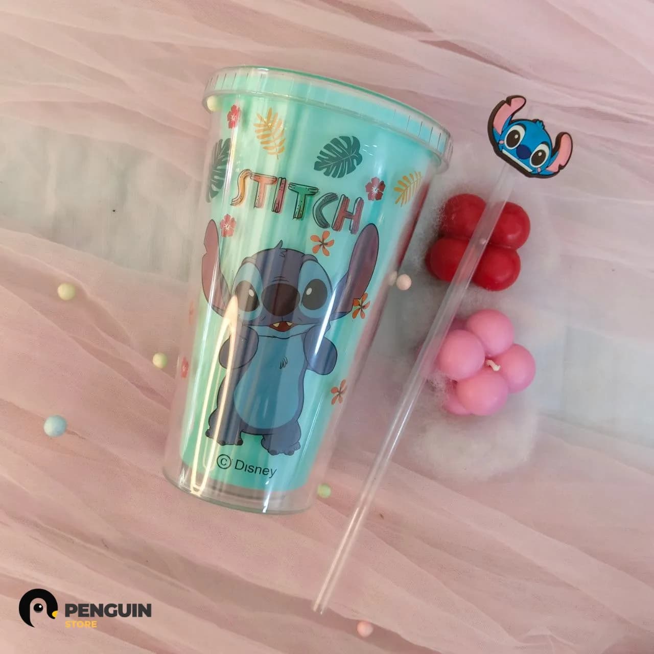 آيس كب "ستيتش" الأزرق 470 مل 👾💙