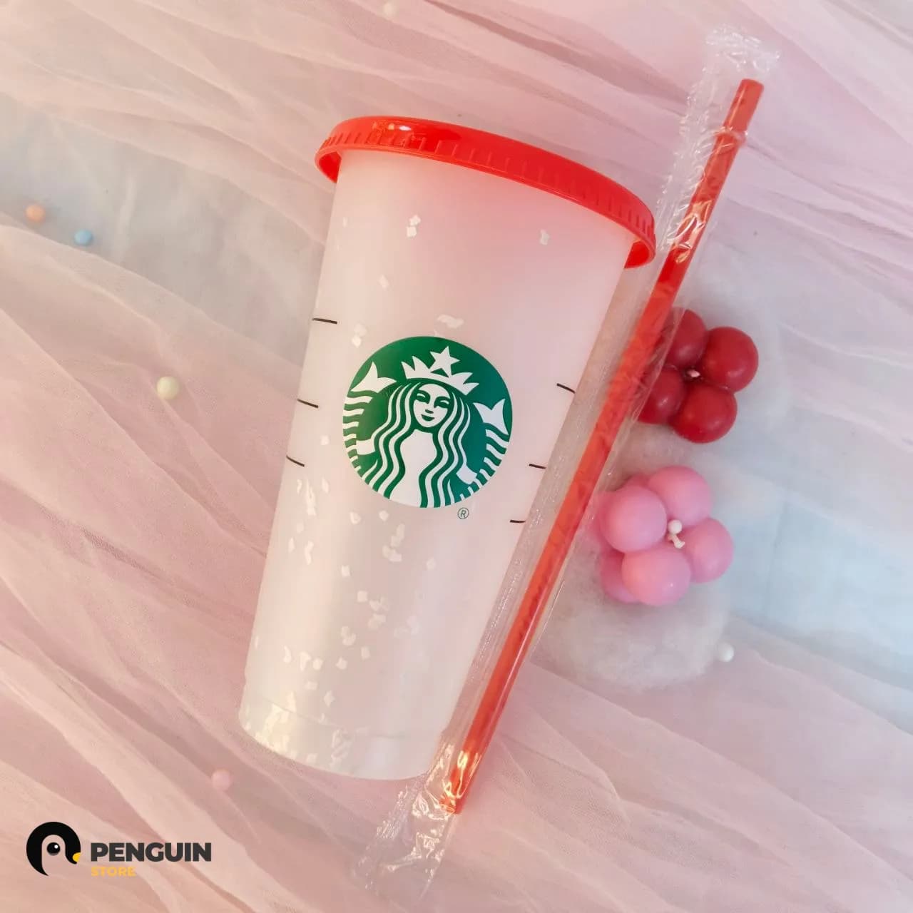 آيس كب "ستاربكس" الأحمر 710 مل ☕️❤️