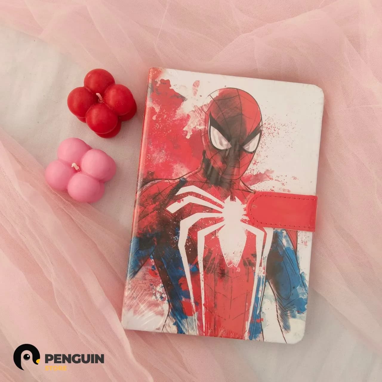 نوت بوك سبايدر مان ألوان مائية بمغناطيس (20×14 سم) 🕸️🕷️