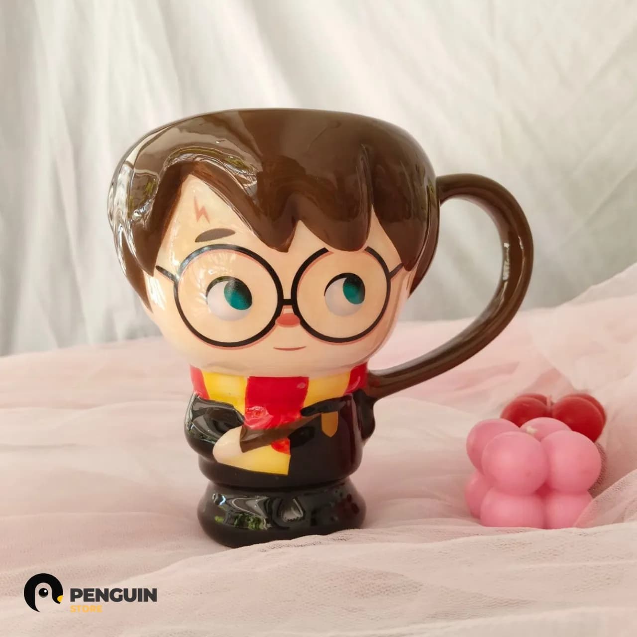 مج "هاري بوتر" (Harry Potter) - مج سيراميك ثلاثي الأبعاد بتصميم "ماجيكال" لعشاق السحر والروقان ⚡👓🪄