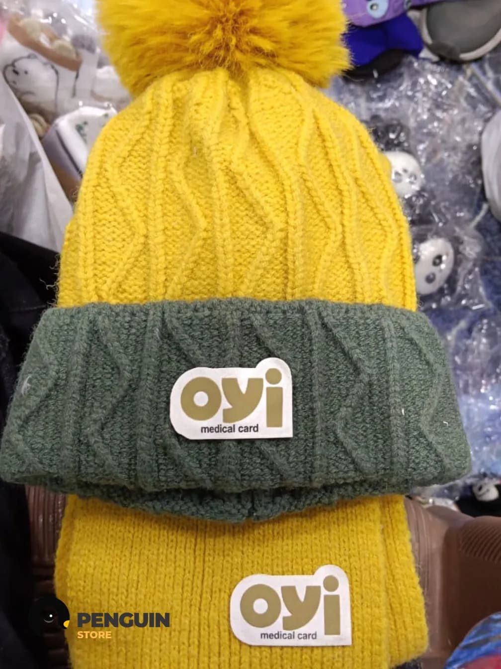 طقم "OYI" الشتوي باللون الاورانج