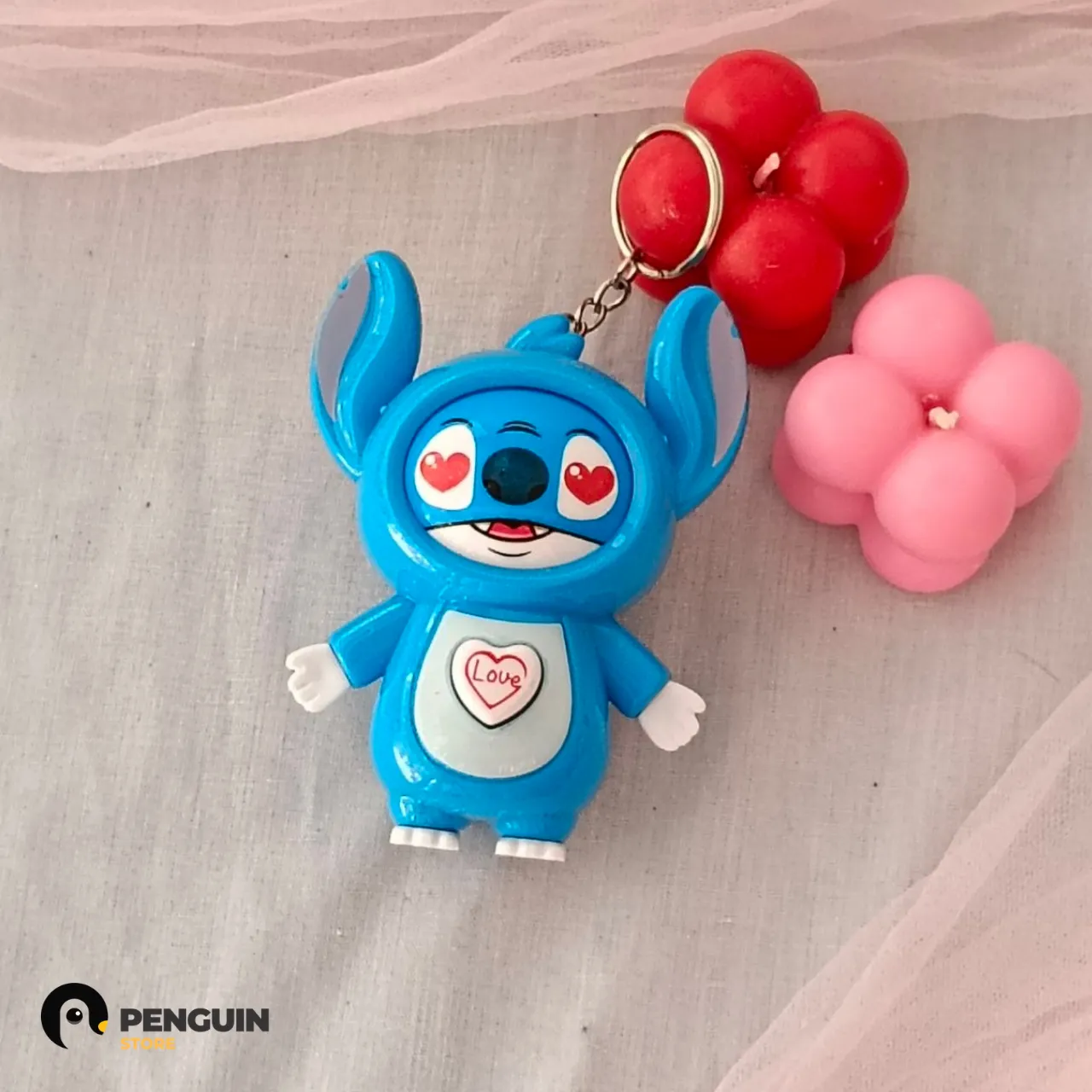 9cm ميدالية "ستيتش" (Stitch) ديزني بزرار