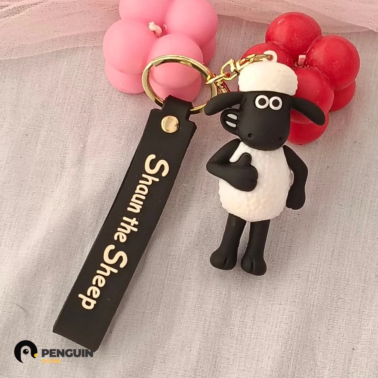 8cm ميدالية "الخروف شون" (Shaun the Sheep Keychain)